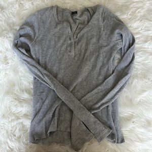 brandy melville cotton ribbed long sleeve